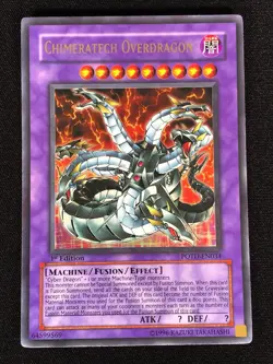 Yugioh Chimeratech Overdragon POTD-EN034 1st Ultra (NM) - Image 1