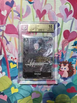 2023 One Piece Super Pre-Release Winner Promo #P-025 Smoker BGS 10 - Image 1
