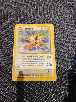 Pokemon Card - Jolteon 4/64 Holo Jungle 1999 - Image 1