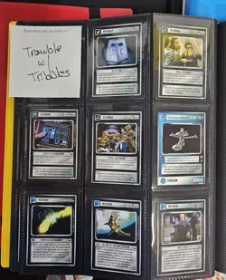 Star Trek CCG 1E Trouble With Tribbles Full 141-Card Set - Image 1