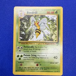 Pokemon Card - Beedrill 21/130 Base Set 2 Rare - Image 1