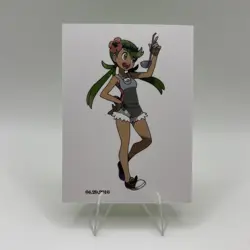 Pokemon Polaroid Trainer Mallow Sketch Art Card ZA STUDIO - Image 1