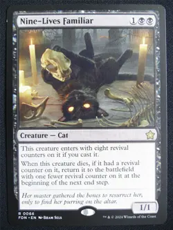 Nine-Lives Familiar - FDN - Mtg Card #1ZN - Image 1