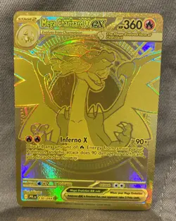 Mega Charizard X EX Phantasmal Flames 130/94 Mega Ultra Rare Gold Card - Image 1