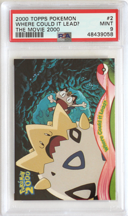 Topps Pokemon The Movie 2000 #2 Where Could It LeadU PSA 9 Card MINT! Free Ship! - Image 1