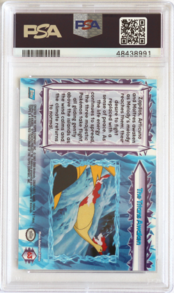 2000 Topps Pokemon The Movie 2000 # 63 The Titans Awaken PSA 9 Card MINT! Pop 1! - Image 2