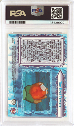 2000 Topps Pokemon The Movie 2000 # 32 The First Temple PSA 9 Card MINT! Pop 1! - Image 2