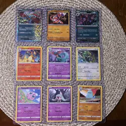 Pokemon 2025 Mcdonalds 9 Card Lot Roaring Moon Charizard Koraidon See Pics MINT - Image 1