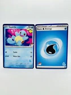2023 Squirtle MY FIRST BATTLE STAMP PROMO card BLUE BORDER Pokemon TCG NM/LP - Image 1
