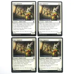 4x Hare Apparent Rabbit Foundations MTG Magic The Gathering - Image 1