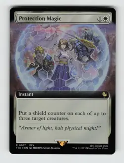 Protection Magic (Extended Art)*Foil* FIC 107 NM - Image 1