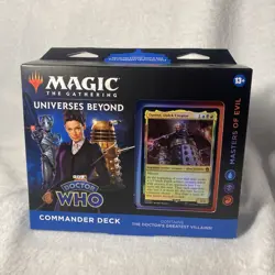 Magic The Gathering Universes Beyond: Doctor Who Masters Of Evil Commander Deck - Image 1