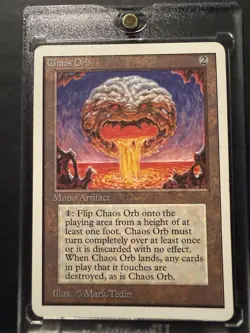 Chaos Orb Unlimited Magic the Gathering MTG Reserved List LP-EX Vintage 1993 - Image 3