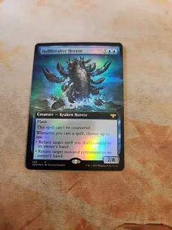 Hullbreaker Horror Extended Art Foil Innistrad Crimson Vow MTG NM - Image 1