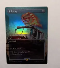 MTG Sol Ring, Secret Lair Promo x Twisted Metal, New/Unplayed - Image 1