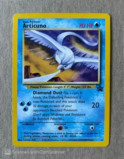 Articuno #22 - 2000 Pokemon Black Star Promo "AOKI" WOTC TCG - Non Holo Rare - Image 1