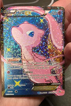 Pokemon Mew EX Full Art Ultra Rare Holo RC24/RC25 Legendary Treasures 120 HP - Image 2