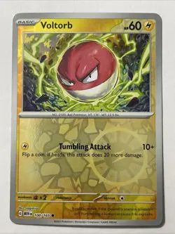 Voltorb #100/165 SV: Scarlet & Violet 151 Reverse Holo Pokemon TCG NM/M - Image 1