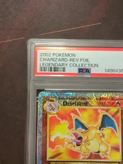 Pokemon Charizard Legendary Collection Reverse Holo PSA 1.5 FR - Image 2