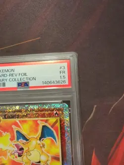 Pokemon Charizard Legendary Collection Reverse Holo PSA 1.5 FR - Image 3