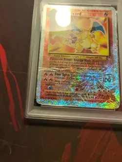 Pokemon Charizard Legendary Collection Reverse Holo PSA 1.5 FR - Image 4