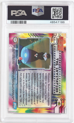 1999 Topps Pokemon Movie Edition # 13 The Invitation Foil PSA 9 MINT! Dragonite! - Image 2