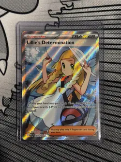 Pokemon English Mega Evolutions Lillie's Determination Ultra Rare 169/132 NM - Image 1