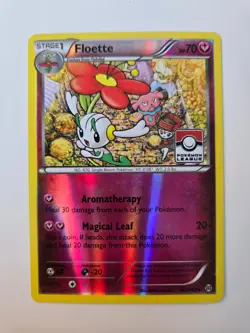 Pokemon Floette 102/162 Reverse Holo League Stamped - Breakthrough - Image 1
