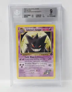POKEMON GYM CHALLENGE #29 SABRINA'S GENGAR #29 BGS 9 VERY NICE!! - Image 1