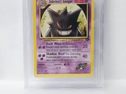 POKEMON GYM CHALLENGE #29 SABRINA'S GENGAR #29 BGS 9 VERY NICE!! - Image 3
