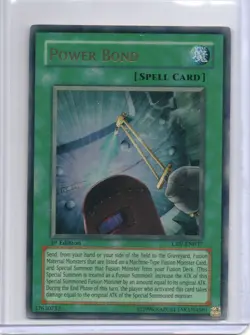 Yu-Gi-Oh Cybernetic Revolution Power Bond #CRV-EN037 Ultimate Rare 1st Edition - Image 1