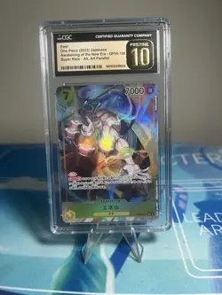 Enel One Piece JAPANESE Awakening Of The New Era OP05-100 SR ALT ART CGC 10 - Image 3