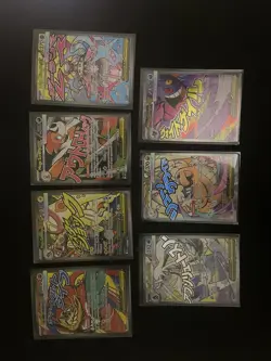 Pokemon Card Lot - All 7 Pullable Mega Attack Rares Care From Ascended Heroes - Image 1