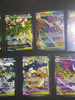 Pokemon Card Lot - All 7 Pullable Mega Attack Rares Care From Ascended Heroes - Image 3