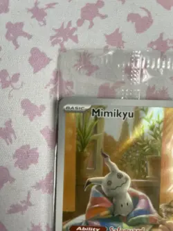 Pokemon Card Mimikyu SVP075 Black Star Promo Full Art Holo Card SEALED - Image 2