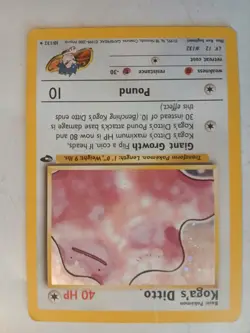 Pokemon TCG Koga's Ditto Gym Challenge Holo Card 10/132 - Image 1