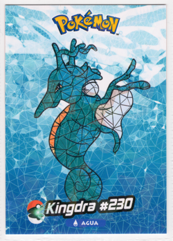 POKEMON - CRYSTAL CARD COLLECTION * KINGDRA #230 - CRACKED ICE HOLO - Image 1
