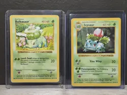 Ivysaur - 30/102 Bulbasaur 44/102 Shadowless - Base Set - Pokemon Card - Image 1