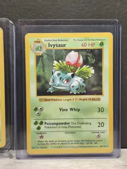 Ivysaur - 30/102 Bulbasaur 44/102 Shadowless - Base Set - Pokemon Card - Image 2