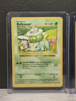 Ivysaur - 30/102 Bulbasaur 44/102 Shadowless - Base Set - Pokemon Card - Image 3