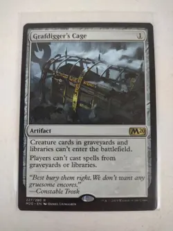 Grafdigger's Cage - Core Set 2020 M20 Magic the Gathering MTG - NM+ - Image 1