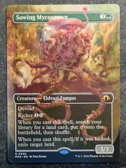 Sowing Mycospawn - Borderless - Modern Horizons 3 (MTG) - Image 1