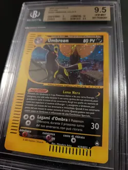 Pokemon Umbreon Holo Aquapolis BGS 9.5 Gem Mint No Shining Goldstar - Image 3