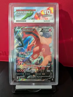 Charizard v Alternative Art Brilliant Stars 154/172 Ace 10 Pokemon TCG (PSA) - Image 1