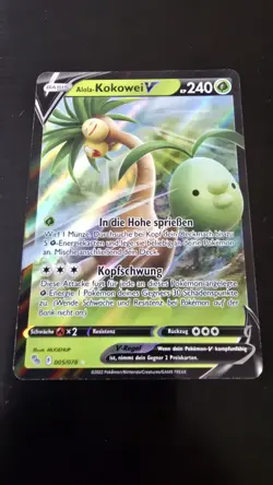 Alolan Exeggutor V 005/078 Pokemon GO Holo Kokowei Deutsch - Image 1