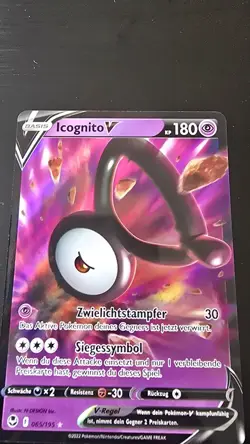 Icognito V 065/195 Silberne Sturmwinde Pokemon Pokemon Karte Deutsch - Image 3
