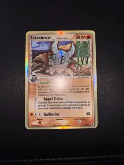 Carte Pokemon Scarabrute 9/101 Holographique Bloc Ex Ile des Dragons Fr EXC - Image 1