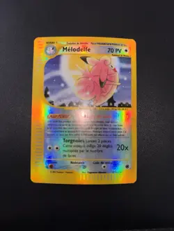Carte Pokemon Melodelfe 7/165 Expedition Rare Reverse Wizards FR TBE - Image 1