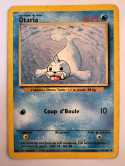CARTE POKEMON - OTARIA 41/102 SET de BASE - WIZARD (FR) - Image 1