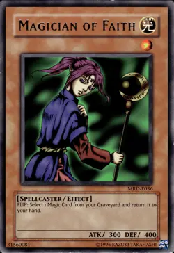 Magician Of Faith - Rare MRD-E036 - LP - YuGiOh - Image 1